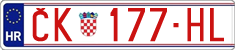 License plate of Croatia, Exceptional vehicles