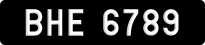 License plate of Malaysia, A(BC) 1(234)