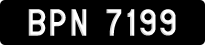 License plate of Malaysia, A(BC) 1(234)