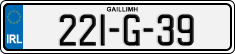 License plate of Ireland, Regular plates