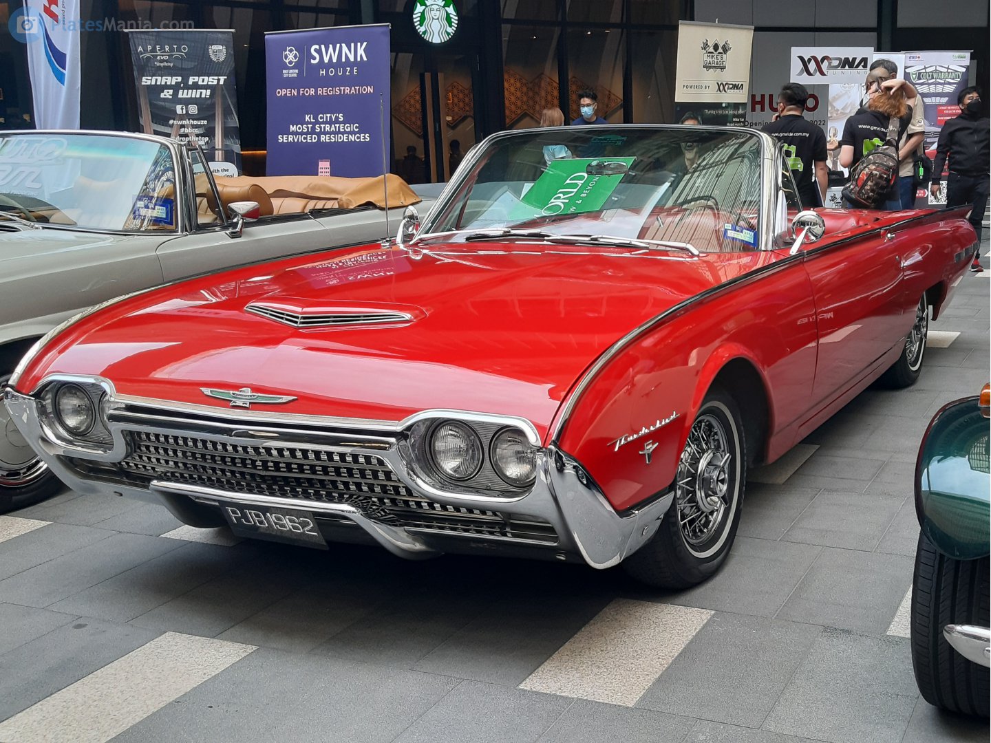 PJB 1962, Ford Thunderbird 3rd gen 1962 Convertible (76A), 1st facelift, 1961–1962