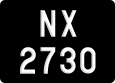 License plate of Malaysia, A(BC) 1(234)