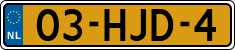 License plate of the Netherlands, Cars