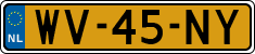 License plate of the Netherlands, Trailers