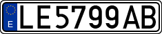 License plates of Spain, 1971 year series