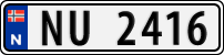 License plate of Norway, Trailers, motorcycles, special vehicles