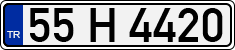 License plate of Turkey, Regular plates