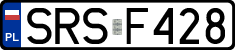 License plates of Poland, Regular car plates