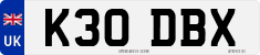 License plate of the United Kingdom, 1983 year system