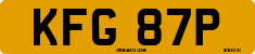 License plate of the United Kingdom, 1963 year system
