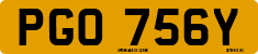 License plate of the United Kingdom, 1963 year system