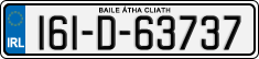 License plate of Ireland, Regular plates