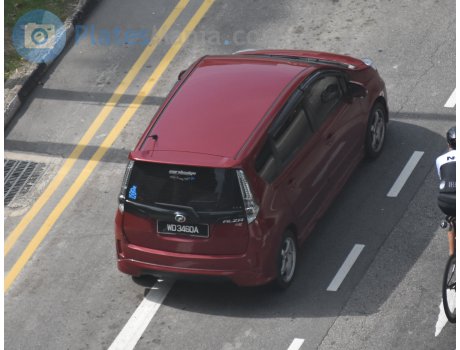 WD 3460 A, Perodua Alza
