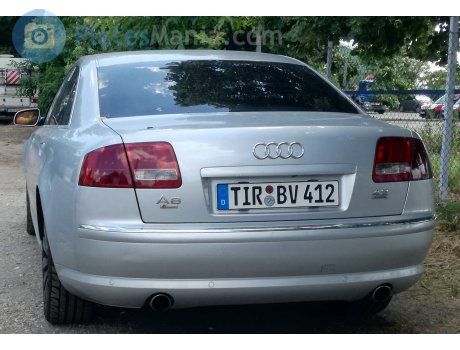 TIR BV 412, Audi A8