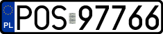 License plates of Poland, Regular car plates