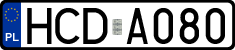 License plates of Poland, Authorities