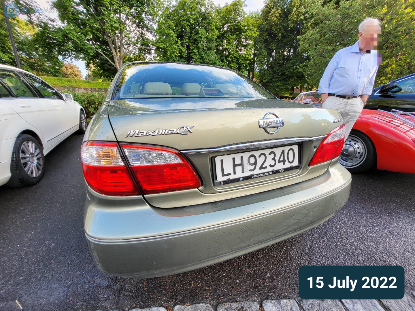 LH 92340, Nissan Maxima 4th gen (QX) (A33; Global-market), 1999–2007 (–2012 for IR-market)