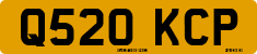 License plate of the United Kingdom, 1983 year system