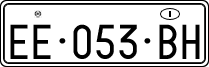 License plate of Italy, Temporary