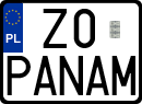 License plates of Poland, Vanity Plates