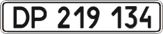License plate Ukraine, Diplomatic