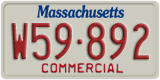 Massachusetts, Commercial vehicles (X12-345)
