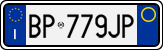 License plate of Italy, Cars (1994 year series)