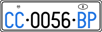 License plate of Italy, Diplomatic