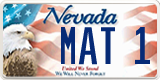Nevada, Vanity Plates