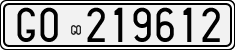 License plate of Italy, Cars (1927 year series)