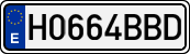 License plates of Spain, Specialty plates