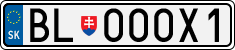 License plate of Slovakia, Vanity Plates
