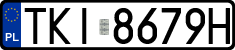 License plates of Poland, Regular car plates