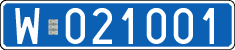 License plates of Poland, Diplomatic