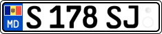 License plate of Moldova, Trailers (2015)