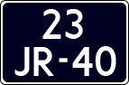 License plate of the Netherlands, Cars
