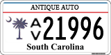 South Carolina, Antique Auto (1234,12345)
