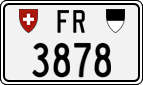 License plate of Switzerland, Cars