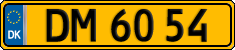 License plate of Denmark, Commercial vehicles