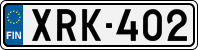 License plate of Finland, Cars