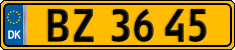 License plate of Denmark, Commercial vehicles