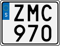 License plate of Sweden, Regular plates