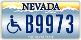 Nevada, Vehicles for disabled persons (A1234)