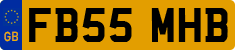 License plate of the United Kingdom, 2001 year system