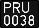 License plates of Poland, 1976 year system