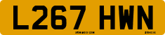 License plate of the United Kingdom, 1983 year system