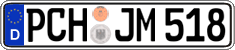 German license plate, Regular plates