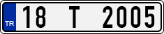License plate of Turkey, Regular plates