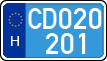 license plates of Hungary, Diplomatic