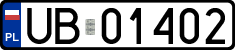 License plates of Poland, Military